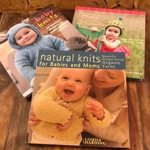 3 Baby Knitting Books, excellent condition!